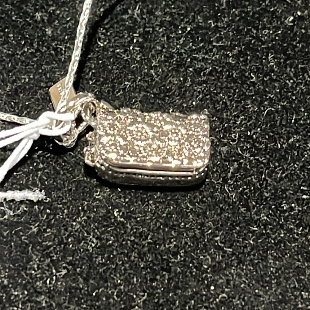 Coach Tea Rose Dinky Bag Charm - Picture 3 of 6